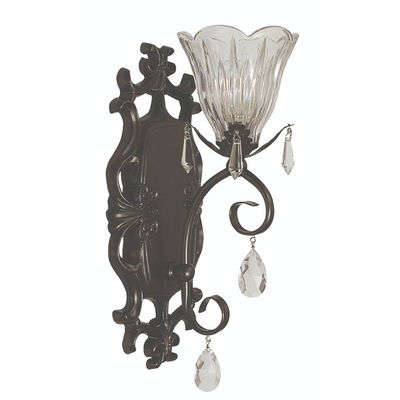 1-Light Brushed Nickel Liebestraum Sconce