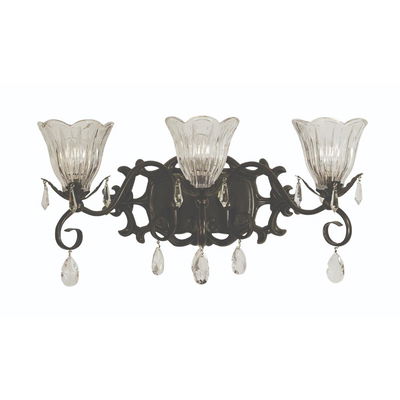 3-Light Brushed Nickel Liebestraum Sconce
