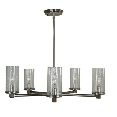 5-Light Antique Brass Lexi Chandelier