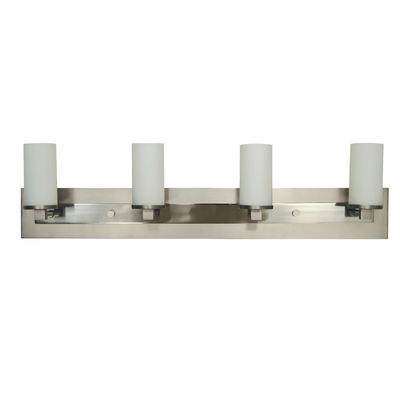 4-Light Satin Pewter/polished Nickel Mercer Sconce