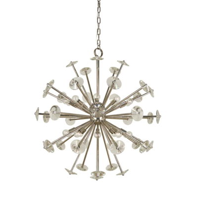 20-Light Polished Brass Apogee Foyer Chandelier