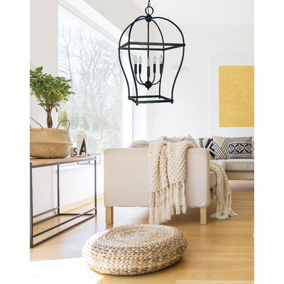 5-Light Brushed Nickel Kenmare Dining Chandelier