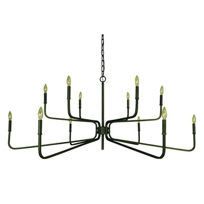 12-Light Iron Heidelberg Dining Chandelier