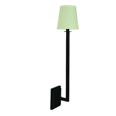 1-Light Matte Black Sconce