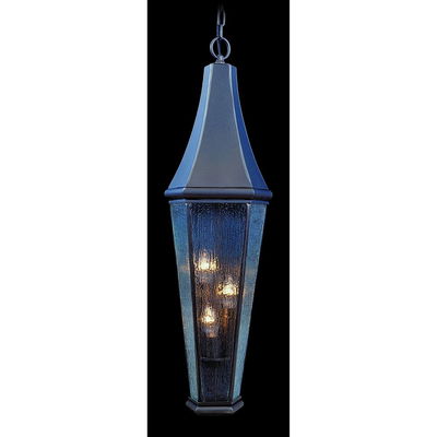 3-Light Iron Le Havre Exterior Ceiling Mount