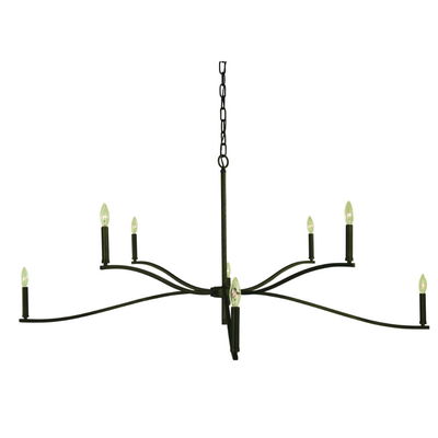 8-Light Iron Bridgeport Foyer Chandelier