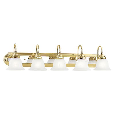 Belmont 5 Light Polished Brass & Polished Chrome Bath Light