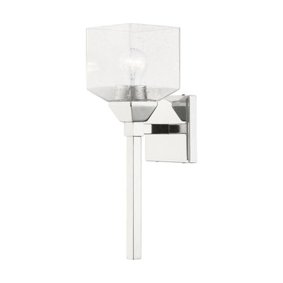 Aragon 1 Light Polished Chrome Vanity Sconce