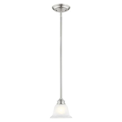 Essex 1 Light Brushed Nickel Single Pendant