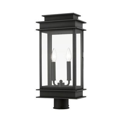Princeton 2 Light Black Outdoor Large Post Top Lantern