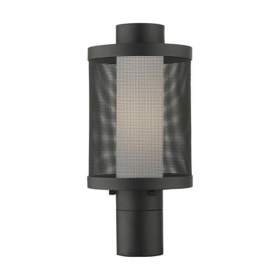 Nottingham 1 Light Textured Black Post Top Light