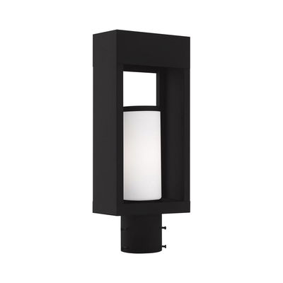 Bleecker 1 Light Black Outdoor Post Top Lantern