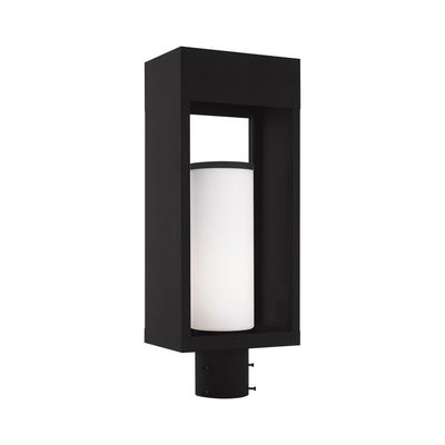 Bleecker 1 Light Black Outdoor Post Top Lantern