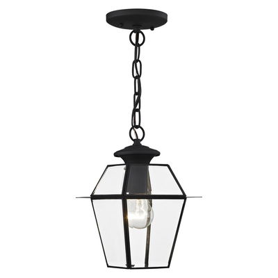 Westover 1 Light Black Outdoor Lantern 