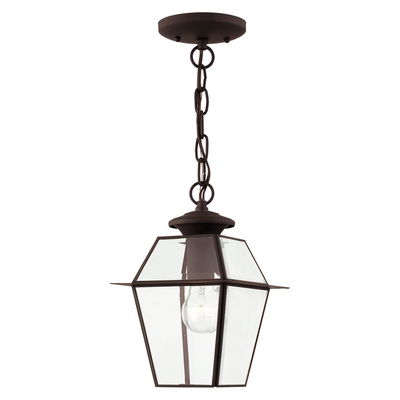 Westover 1 Light Bronze Outdoor Lantern 