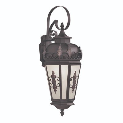 Berkshire 1 Light Bronze Outdoor Wall Lantern