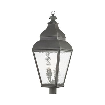 Exeter 4 Light Bronze Outdoor Post Top Lantern