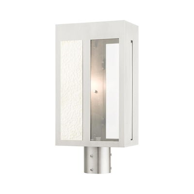 Lafayette 1 Light Brushed Nickel Outdoor Post Top Lantern