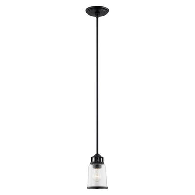 Lawrenceville 1 Light Black Single Pendant
