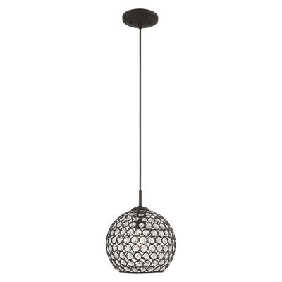 Cassandra 1 Light Black Single Pendant