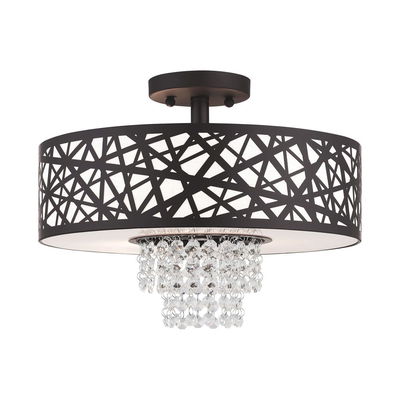 Allendale 3 Light Bronze Ceiling Mount
