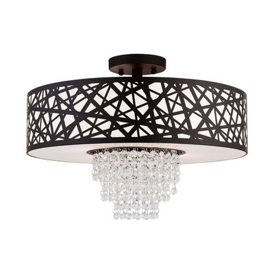 Allendale 4 Light Bronze Ceiling Mount