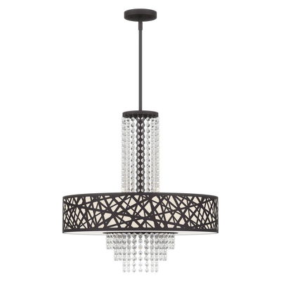Allendale 5 Light Bronze Pendant Chandelier