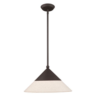 Stockholm 1 Light Bronze Single Pendant