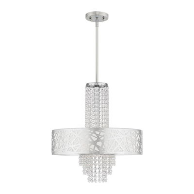 Allendale 4 Light Polished Chrome Pendant Chandelier