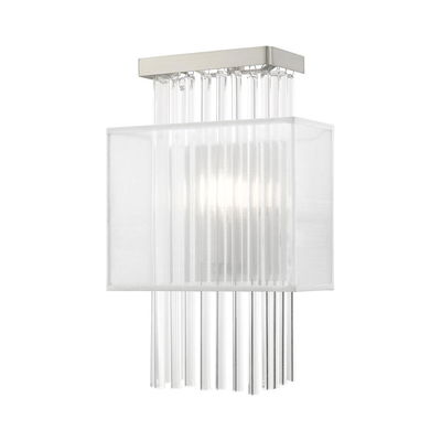 Alexis 1 Light Brushed Nickel ADA Wall Sconce