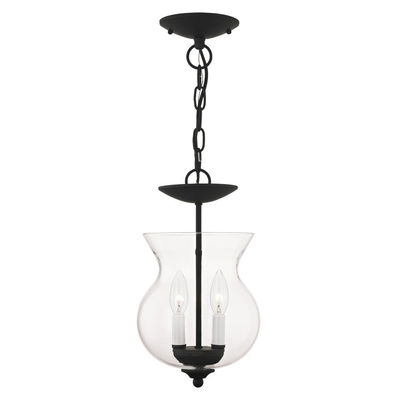 Legacy 2 Light Black Chain Hang/Ceiling Mount