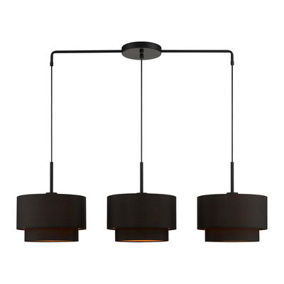 Sentosa 3 Light Black Large Linear Chandelier