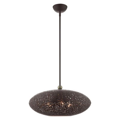 Charlton 3 Light Bronze Pendant