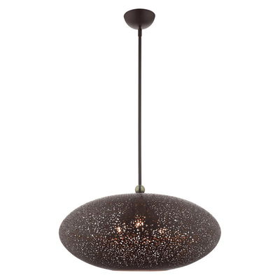 Charlton 3 Light Bronze Pendant