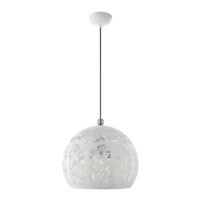 Chantilly 3 Light White Pendant 
