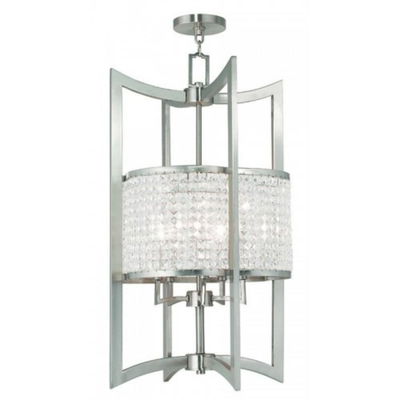 Grammercy 5 Light Brushed Nickel Lantern 