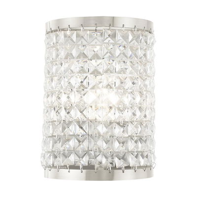 Grammercy 1 Light Brushed Nickel Wall Sconce