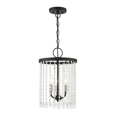 Elizabeth 3 Light Black Pendant Chandelier