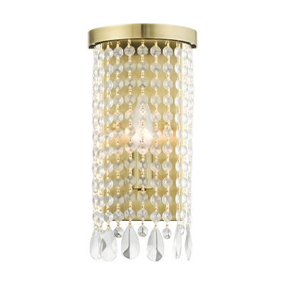 Elizabeth 1 Light Antique Brass ADA Sconce 