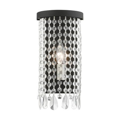 Elizabeth 1 Light Black ADA Sconce 