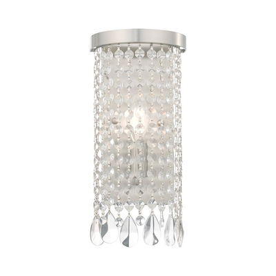Elizabeth 1 Light Brushed Nickel ADA Wall Sconce