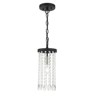 Elizabeth 1 Light Black Single Pendant 