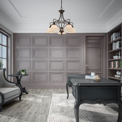 Coronado 5 Light Brushed Nickel Chandelier
