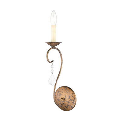 Chesterfield 1 Light Venetian Golden Bronze Wall Sconce