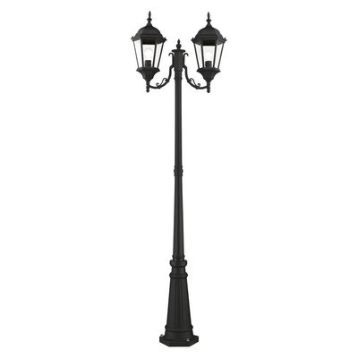 Hamilton 2 Light Textured Black Outdoor Post Light