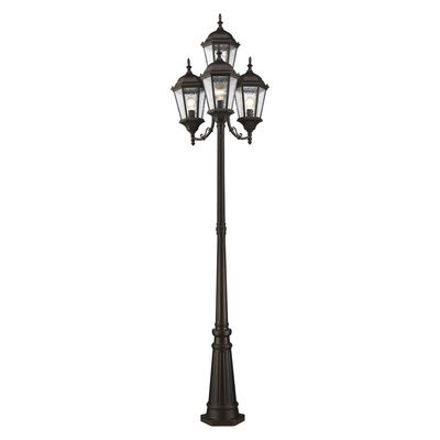 Hamilton 4 Light Bronze Outdoor Post Light