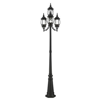 Frontenac 4 Light Textured Black Outdoor Post Light