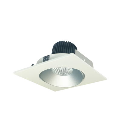 4" Iolite LED Square Adjustable Cone Reflector, 1500lm/2000lm/2500lm (varies by housing), Comfort Dim, Haze Reflector / White Flange