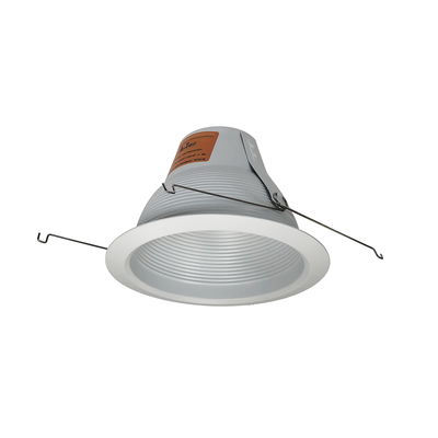 5" Air-Tight Baffled Lensless Shower Trim, White