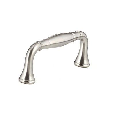 Candiac Collection 3 3/4-inch (96 mm) Traditional Round Cabinet Pull in Brushed Nickel